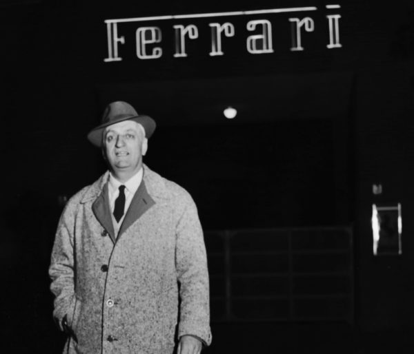 Italian car manufacturer Enzo Ferrari (1898 - 1988) outside the Ferrari premises, circa 1960. (Photo by Keystone/Hulton Archive/Getty Images)