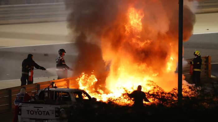 grosjean incidente bahrain 2020