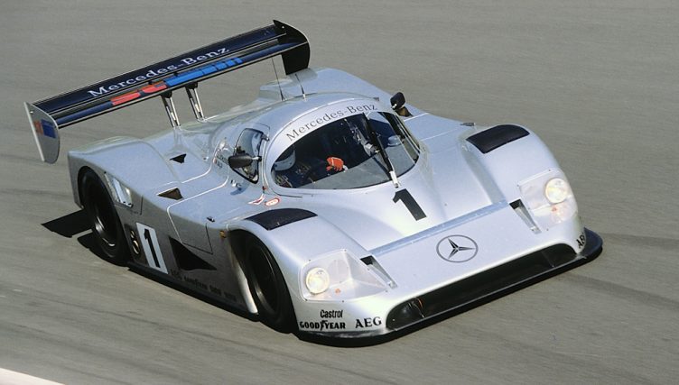 Michael Schumacher a bordo della propria C11