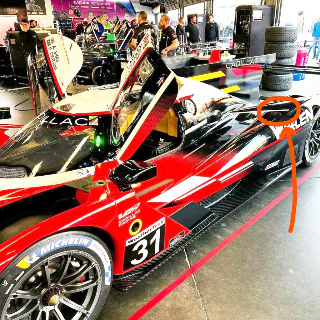 presa aria posteriore