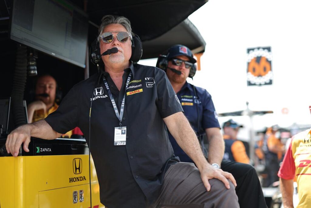 Michael Andretti, patron di Andretti Autosport, uno dei papabili nuovi team che vogliono entrare in F1. © Penske Entertainment: Chris Owens