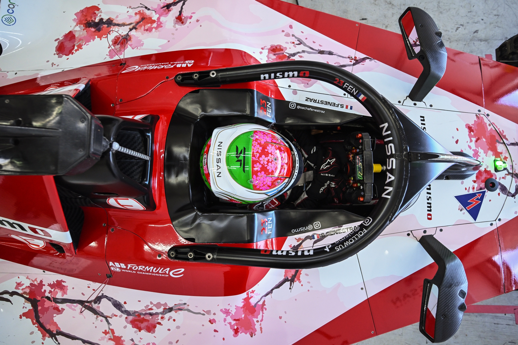 Sacha fenestraz , Nissan, formula e Valencia test