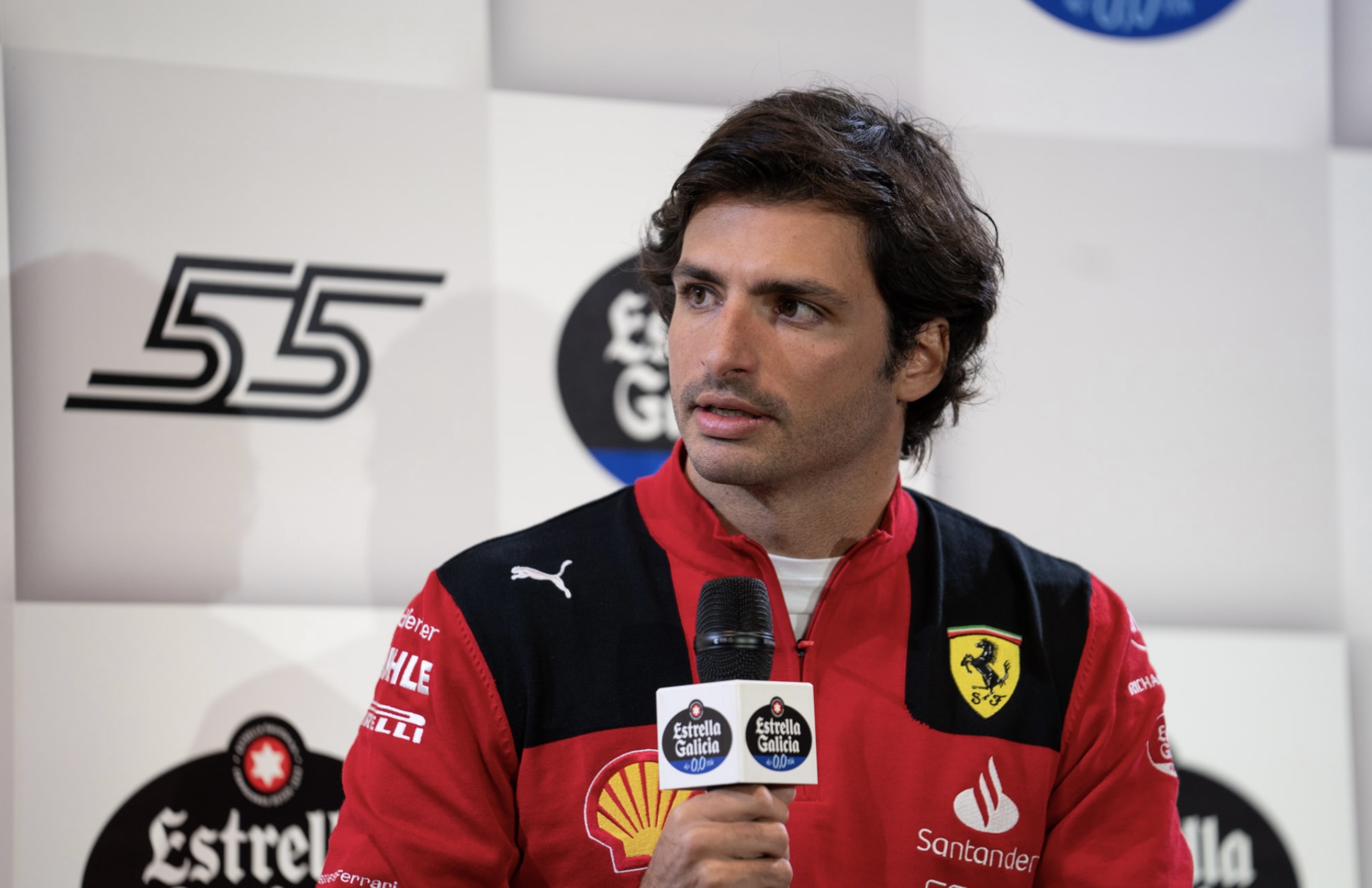 Carlos Sainz Ferrari Madrid estrella Galicia