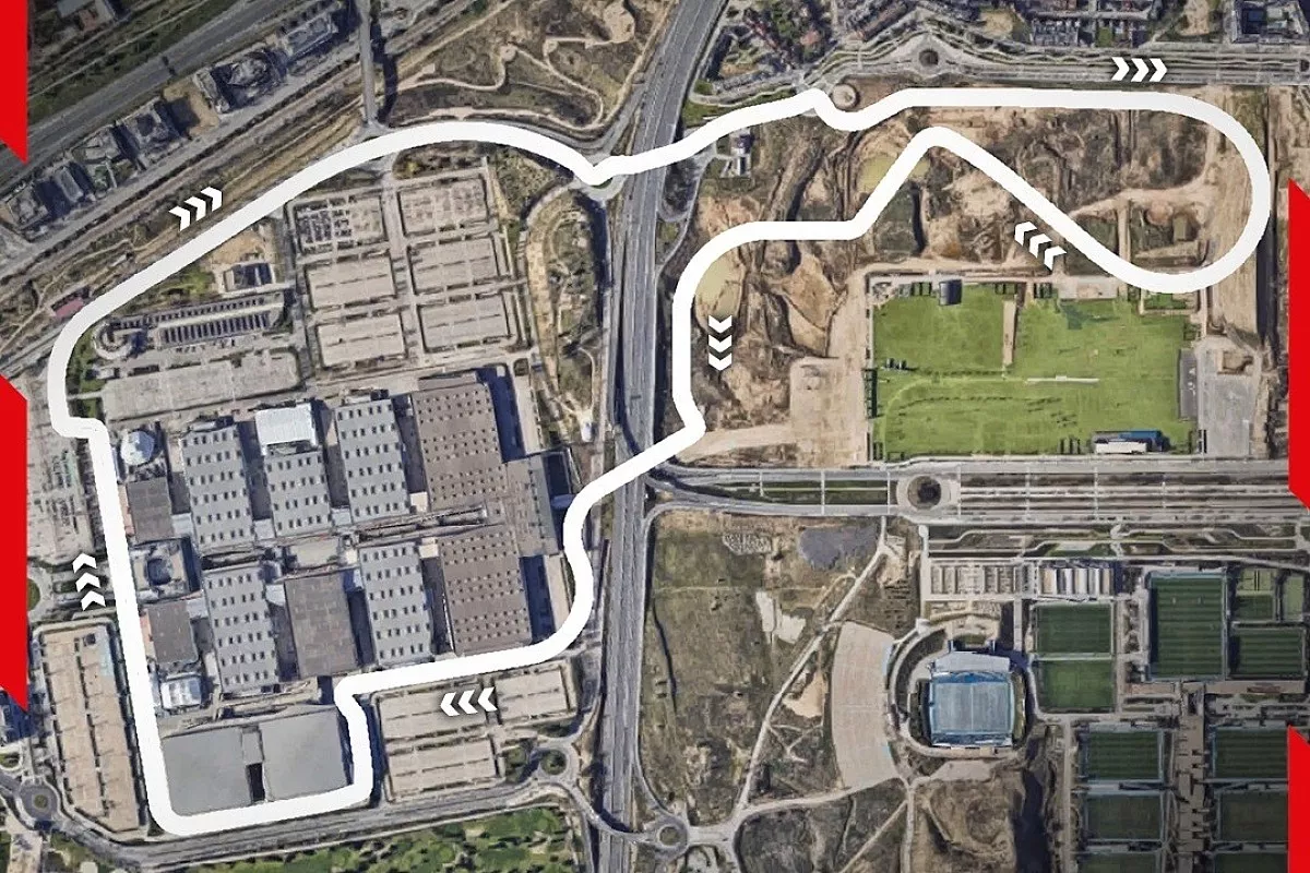 Madrid street circuit map formula 1