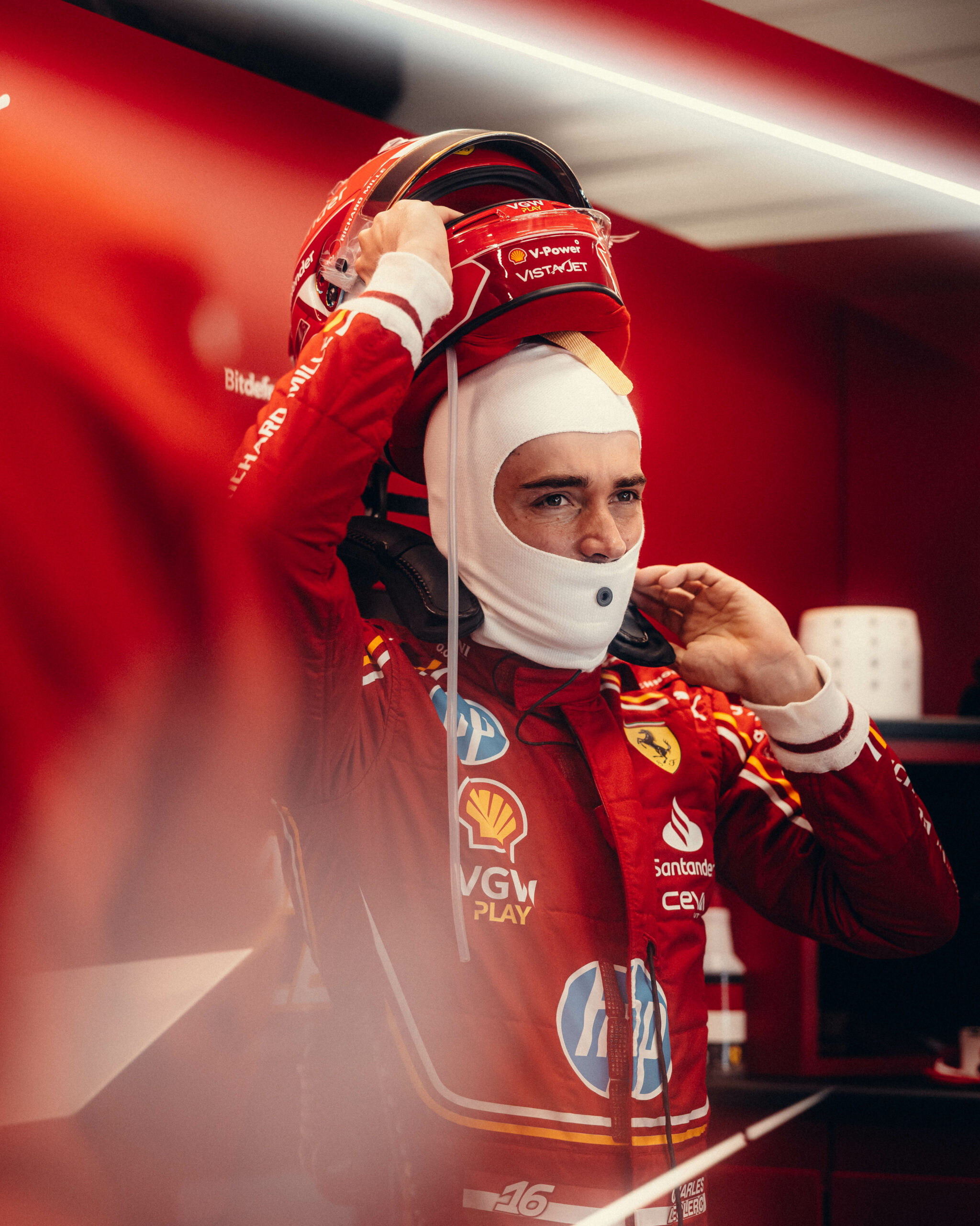Quinto posto a Barcellona, Spagna, per Charles Leclerc