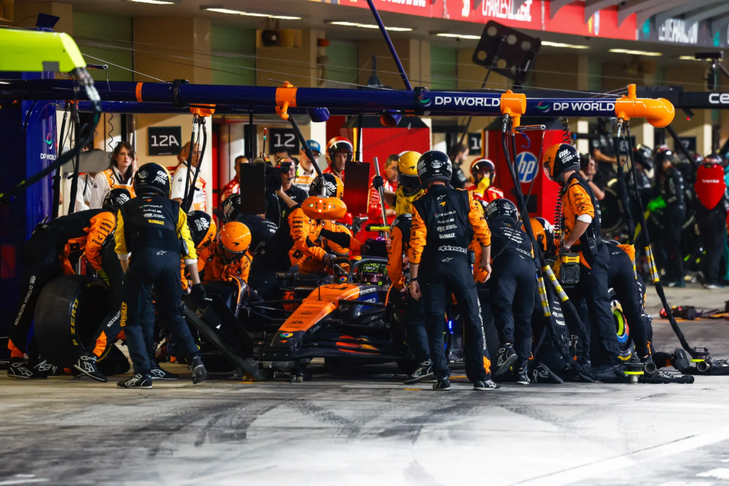 pit stop perfetto mclaren