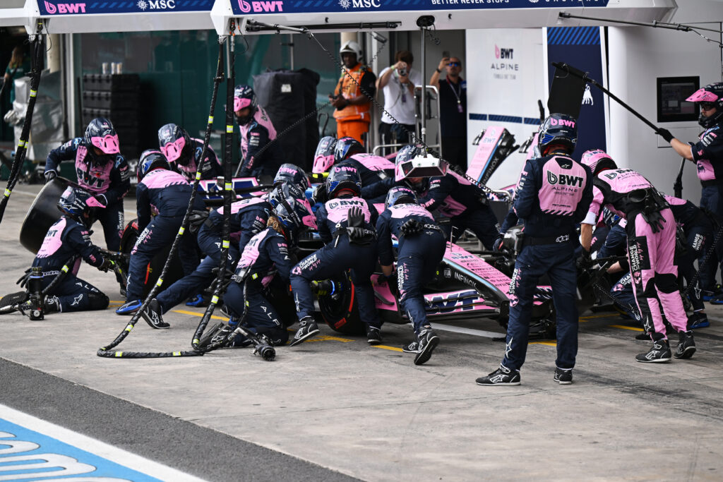Doppio pit stop F1