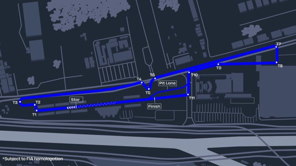 Circuito Brasile E-Prix Formula E 2025/2026